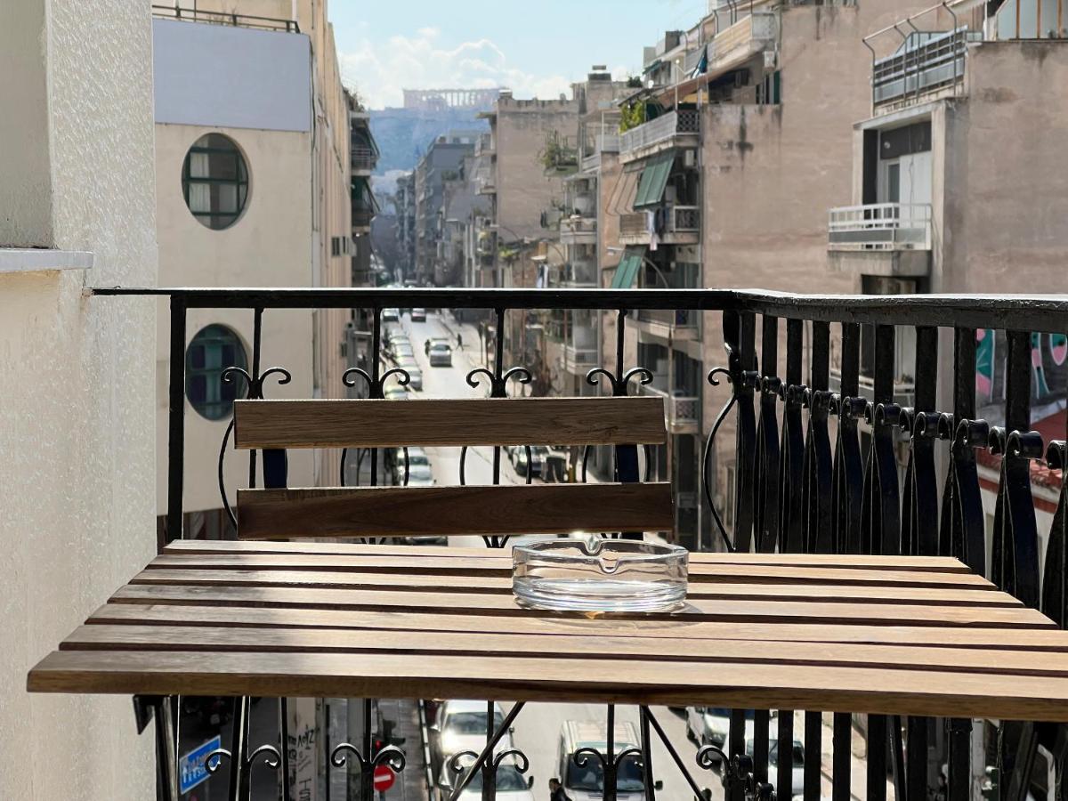 Apartamento Soho Artsy 55Sqm Apt With Acropolis View Atenas Exterior foto